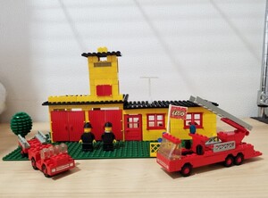 LEGO レゴ 374 Fire Station 消防署 街シリーズ ジャンク品 当時物 