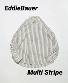 00’s EddieBauer Multi Color Striped Shir