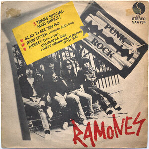 7 RAMONES[GLAD TO SEE YOU GO]イタリアORG! ラモーンズ