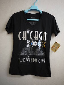 Sale/CHICAGO/シカゴ限定/新/即☆Disney Store/ミニーマウス☆ Vネック半袖Tシャツ レディースXSサイズ