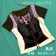 ROYAL ASCOT-Ⅱ  アートTシャツ  トップス　S