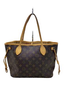 LOUIS VUITTON◆1)ネヴァーフルPM_モノグラム・キャンバス_BRW/PVC/BRW