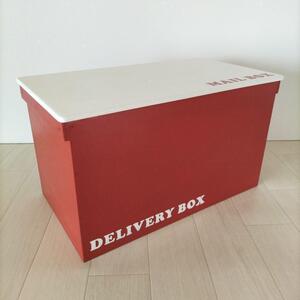 41《宅配BOX》収納ボックス POST 置き配 インテリア 木箱 りんご箱