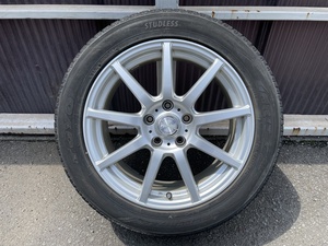 weds ウェッズ ravrion SIRTE ラブリオン シルテ 215/55R17 5H PCD114.3 トーヨー スタッドレス 中古品③