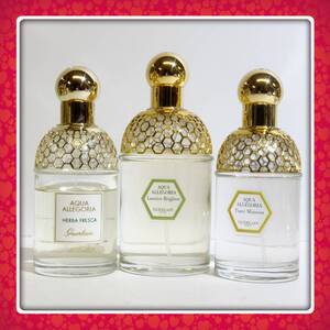 GUERLAIN ゲラン ★アクアアレゴリア ハーバ フレスカ 75ml /ティアレミモザ 75ml/ローリエレグリス125ml ★3本セット★