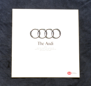 ザ　アウディ　The Audi　1993年9月　アウディ総合 カタログ　アウディ100　S4　アウディ80　カブリオレ　クーペ【AUDIーA01】