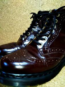 【Dr.MARTENS×BEAMS】ドクターマーチン×ビームス 英国製 ウイングチップ 7ホールブーツ UK7 (26cm ) イングランド製 別注 激レア希少品