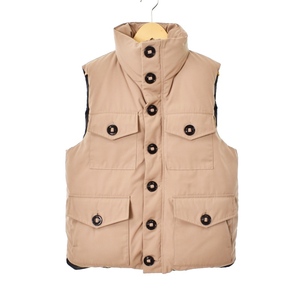 カナダグース CANADA GOOSE MONTREAL VEST モントリオールダウンベスト ジップアップ M ベージュ 3434JM メンズ