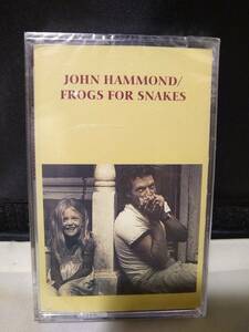 T8482　カセットテープ　John Hammond / Frogs For Snakes　Rounder Records C-3060　未開封