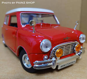 1/18 モーリス ミニクーパー レッド 1961-1967 morris minicooper モーターマックス製