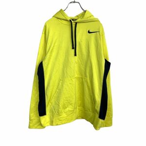 NIKE パーカー Mサイズ ナイキ スポーツ イエロー 古着卸 アメリカ仕入 t2109-4307