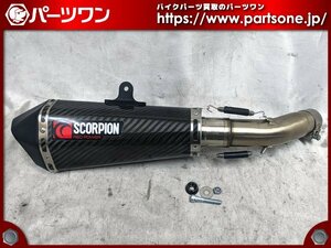 ●中古品●17-21 GSX-S750用 スコーピオン セルケトテーパー カーボン スリップオンマフラー●[M]梱包●55558