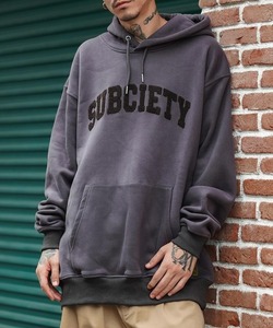 「Subciety」 プルオーバーパーカー SMALL ブラック メンズ