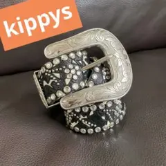 最終処分！激レア オーダー品 定15万 kippys スワロフスキー ベルト ⑥