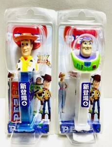 未開封◆PEZ ペッツ トイストーリー4◆バズ・ライトイヤー&ウッディ◆検)ディズニー /woody/buzz lightyear/ピクサー