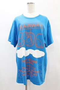 MILKBOY / MB AIRWAYS TEE ブルー H-25-01-02-051-MB-TO-KB-ZT359