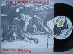 7” UK盤 The Untouchables // Keep On Walking / Keep On Distance - Produced by Wilko Johnson (records)