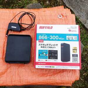 ＃★　BUFFALO Wi-Fiルーター　型式WHR-1166DHP2 無線LANルーター 無線LAN スマホグッズ　866+300Mbps ネットワーク　ガジェット　★