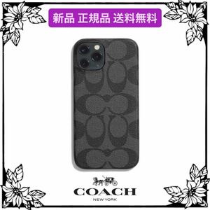 COACH コーチ iPhone13 Pro ケース GRAPHITE