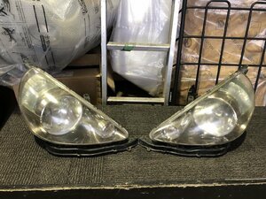 中古 ホンダ フィット GD 純正 ヘッドライト ヘッドランプ HID キセノン 左右セット STANLEY P4945 GD1 GD2 GD3 GD4