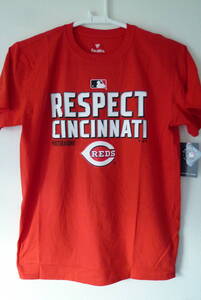 *即決*　MLB　シンシナティ・レッズ　2020年ポストシーズン　ロッカールーム Tシャツ　RESPECT CINCINNATI　新品未使用　タグ付　秋山翔吾