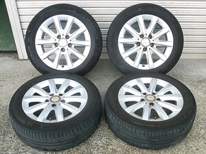 ベンツ Bクラス W246 純正 タイヤホイール 4本セット 205/55R16【6.5Jx16 H2 ET49】[A2464010202]