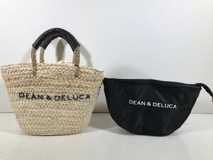 ☆ DEAN＆DELUCA×BEAMS COUTURE ディーン アンド デルーカ バイ ビームス クチュール 保冷カゴバッグ 小 バッグ 保冷バッグ ユーズド