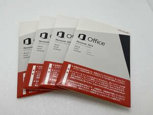 S017【送料無料】4個セット Microsoft Office 2013 Personal 正規品OEM版 開封品