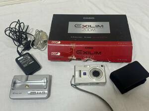 ■USED・美品■Casio・カシオ　EXILIM ZOOM EX-Z55　シルバー　動作品　（606-164）