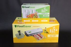 Food Saver フードシーラー 真空パック機 FM2010DTC + コンボパック 2個セット 食品保存/密閉容器