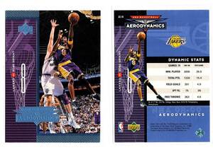 NBA 1998-1999 UD AERODYNAMICS　A14 KOBE BRYANT コービーブライアント　新品ミント状態品 インサートカード