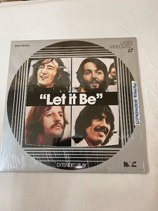 LD『Let It Be　レット・イット・ビー』BEATLES　ビートルズ シュリンクあり