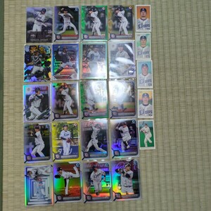 25枚　埼玉　西武　ライオンズ　まとめ　大量　topps npb chrome bowman 206 うさぎ Refractor プロ野球