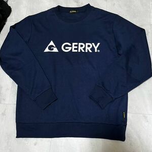  一度使用　GERRY　ジェリー　トレーナー スウェット　ネイビー　紺　Ｌサイズ