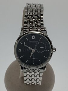 JAEGER-LECOULTRE◆自動巻腕時計/アナログ/レザー/BLK/CML/202409WOH済/20241005日差+21//