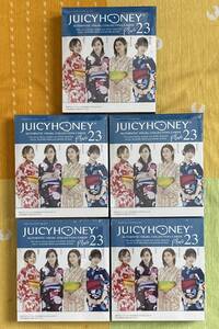 AVC ジューシーハニー PLUS #23 新品未開封5ボックス シュリンク付き『渚恋生 JULIA 美乃すずめ 美谷朱音』