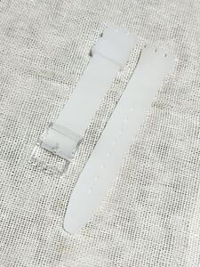 【17mm】SWATCH スウォッチ用 ラバーベルト バンド ハーフクリアー