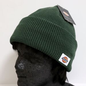 ●送料390円可能商品 ディッキーズ Dickies 新品 カジュアル ニット帽 ビーニー 帽子 キャップ CAP ぼうし [14896800GRN1N] 一 七★QWER