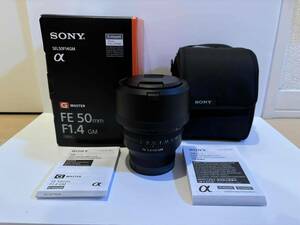 ★完動美品★SONY / α / FE 50mm　/ F1.4 / GM / SEL50F14GM