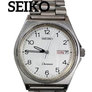 【即決 稼働 良品】1208-5 SEIKO CHRONOS セイコー クロノス メンズ 腕時計 稼働 5H23 7060