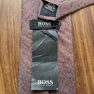 HUGO BOSS (ヒューゴボス)茶色ネクタイ新品　未使用　タグ付き