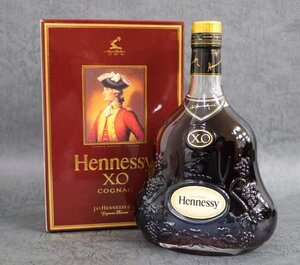 1円～ 【古酒未開栓】コニャック ヘネシー HENNESSY XO 金キャップ 700ml 40％ 箱付 ブランデー