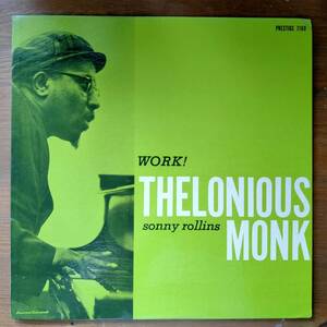 【プロモ】極美盤 Thelonious Monk & Sonny Rollins Work NJラベル 両面深溝 手書きRVG