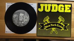 Judge New York Crew 7ep Revelation Records nyhc gorilla biscuits youth of today bad brains
