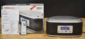 YKK6-20 現状品 TOSHIBA 東芝 SC USB CDラジオ TY-CR50 シルバー CDラジカセ オーディオ機器 音響機器 通電動作確認済 リモコン付