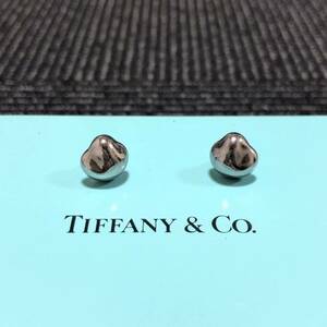 【ティファニー】基準内 TIFFANY&Co. ピアス ナゲット シルバー925 幅1cm イヤリング アクセサリー メンズ レディース 送料370円