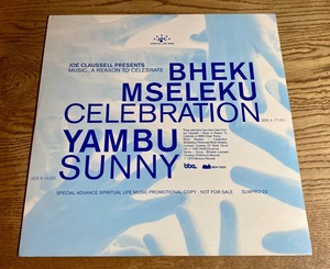 美品　BHEKI MSEKEKU / Celebration YAMBU / Sunny 12inch Joe Claussell presents