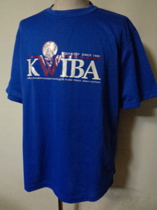 MIZUNO ミズノ Tシャツ 青系 2XL KANSAI WOMEN`S INTERCOLLEGIATE BASKETBALL ASSOCIATION 