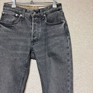 【ダメージ加工】rag & bone NEW YORK レディース　ブラックデニム　23