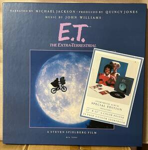 E.T. The EXTRA-TERRESTRIAL Michael Jackson Special Edition LP ポスター ブックレット Hype Sticker MCA70000